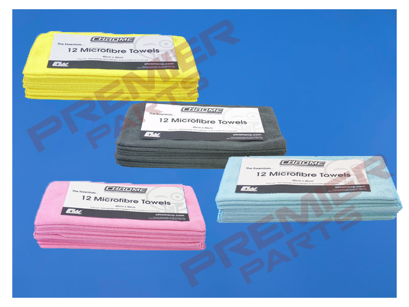 Microfibre Cloths - 12 Pack