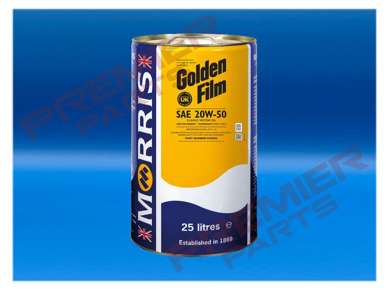 GFM025 Golden Film SAE 20W-50 Classic Motor Oil 25 Ltr