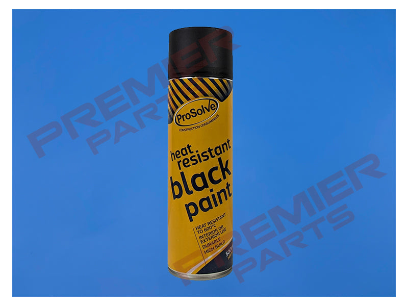 600 DEGREE HEAT RESISTANT BLACK SPRAY PAINT 500ML