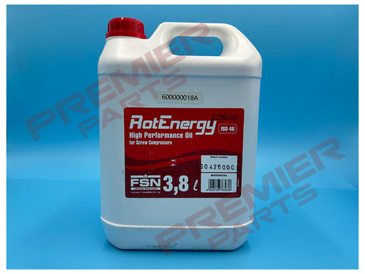 600000018A Rotenergy Synthetic Lubricant 3.8 LTR
