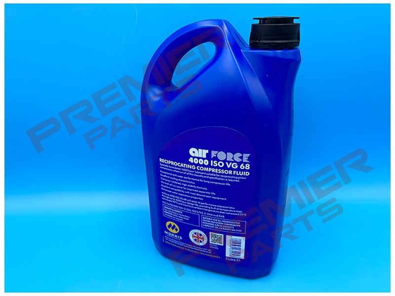 AFO005 Air Force 4000 ISO VG 68 Compressor Oil 5 LTR