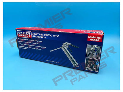 Sealey Pistol Type Grease Gun 3-Way Fill