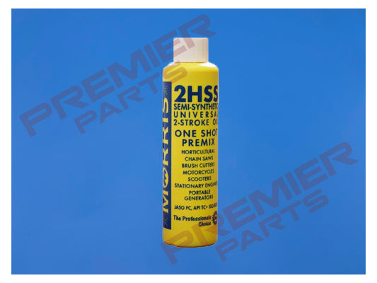 2HSS SEMI-SYNTHETIC 2-STROKE ENGINE OIL FOR PREMIX & INJECTOR SYSTEMS - 100ml / 1 LTR / 4 LTR / 25 LTR