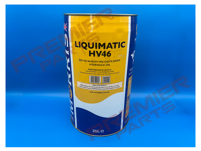 LHV025 Liquimatic HV46 Hydraulic Oil 25 LTR