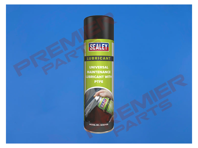 SCS010S Sealey Universal Maintenance Lubricant with PTFE 500ml