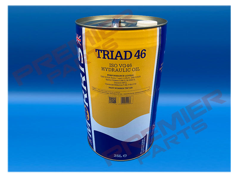 TRF025 Morris Triad 46 Hydraulic Oil 25lt can