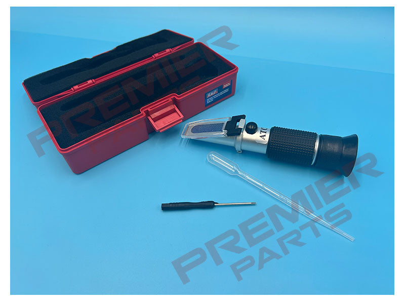 VS0052 Sealey Refractometer Antifreeze/Battery Fluid/Screenwash/AdBlue